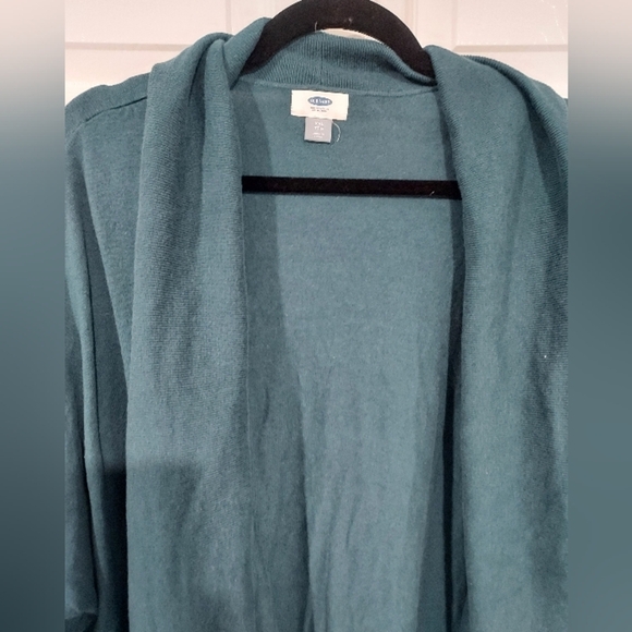 Old Navy Teal Blue Open Front Long Sleeve Cardigan in Size XXL - Picture 3 of 12